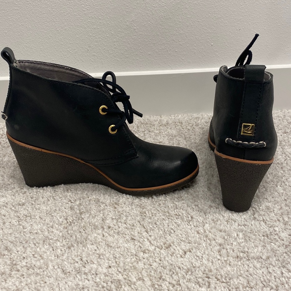 Sperry wedge booties  - you will never find these again!